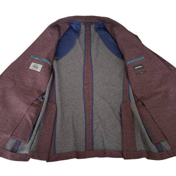 Bonobos Jetsetter / Unconstructed Wool Blazer in Burgundy | Men's 42R - Picture 3 of 5